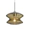 Besa Lighting Zen Cord Pendant, Latte Bubble, Satin Nickel Finish, 1x60W Incandescent 1JT-ZENLT-SN - alternate 1